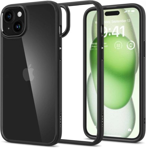 Spigen Ultra Hybrid tok iPhone 14 Plus/15 Plus 6.7" matt, fekete