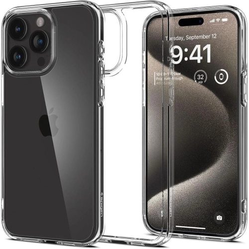 Spigen Ultra Hybrid tok iPhone 15 Pro 6.1", átlátszó