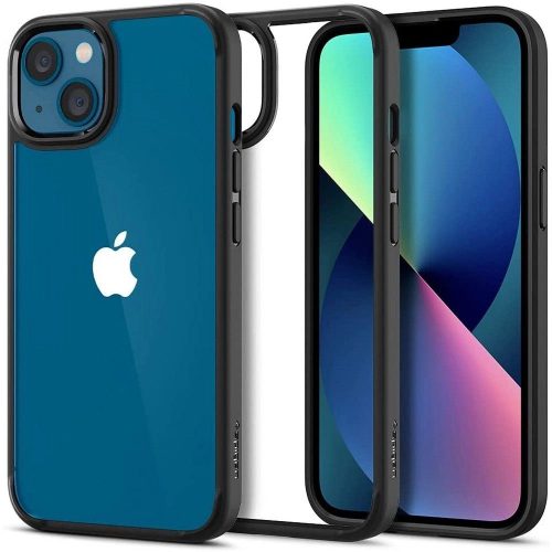 Spigen Ultra Hybrid tok iPhone 13 6.1" matt, fekete