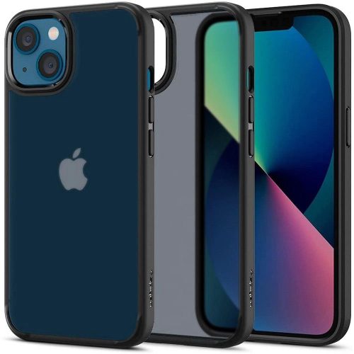 Spigen Ultra Hybrid tok iPhone 13 6,1" matt, fekete