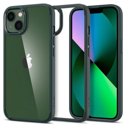 Spigen Ultra Hybrid tok iPhone 13 6,1", zöld