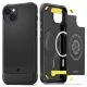 SPIGEN Rugged Armor Mag tok iPhone 14 Plus/15 Plus 6,7" Magsafe matt, fekete