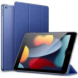   ESR Ascend Trifold iPad 7/8/9 10.2" (2019/2020/2021) oldalra nyíló tok, sötétkék