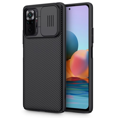 Nillkin Camshield Xiaomi Redmi Note 10 Pro/Note 10 Pro Max hátlap, tok, fekete