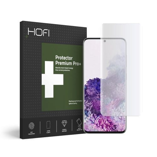 Hofi Glass UV Full Glue Samsung Galaxy S20 Ultra teljes kijelzős edzett üvegfólia (tempered glass) 9H keménységű, átlátszó