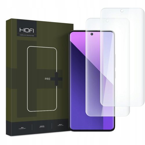 Hofi UV Glass Pro+ 2db Xiaomi Redmi Note 13 Pro+ Plus 5G, teljes kijelzős UV edzett üvegfólia