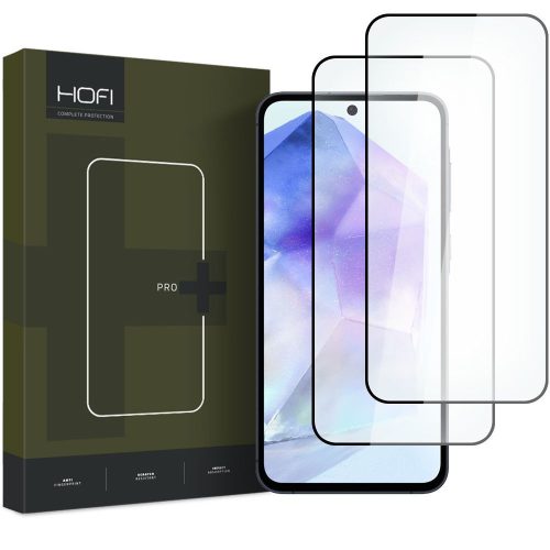 Hofi Glass Pro+ 2db Samsung Galaxy A35/A55 5G 5D teljes kijelzős edzett üvegfólia