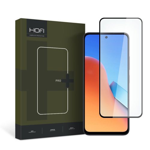 Hofi Glass Pro+ Xiaomi Redmi 12 5D teljes kijelzős üvegfólia, fekete