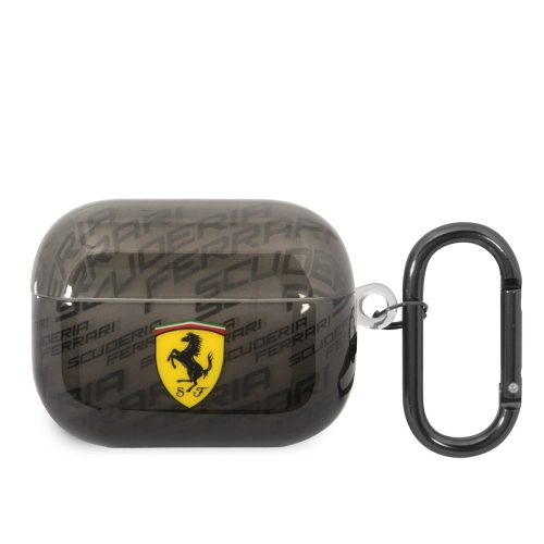 Ferrari Airpods Pro Gradient Allover (FEAPUAOK) hátlap, tok, fekete