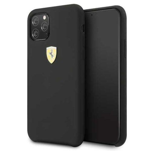 Ferrari iPhone 11 Pro Urban SF Silicon (FESSIHCN58BK) hátlap, tok, fekete