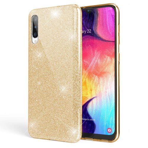 LG K4 (2017) Glitter 3 in 1 hátlap, tok, arany