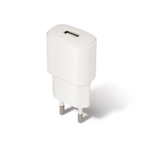 Forever TC-01 hálózati töltő adapter, 1 USB-A, 1A + iPhone lightning kábel, fehér