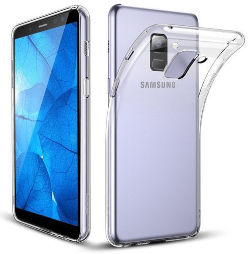 Samsung Galaxy A6 Plus (2018) Super Slim szilikon hátlap, tok, átlátszó