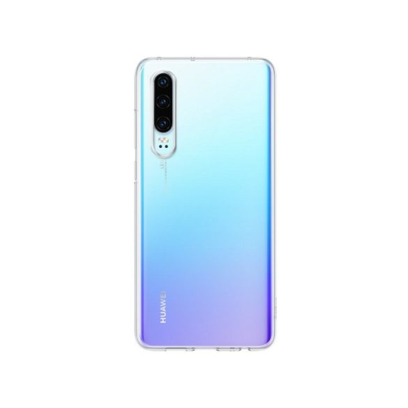 Huawei P30 Extra Slim 0.3mm szilikon hátlap, tok, átlátszó