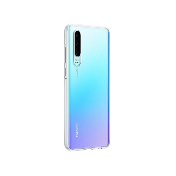 Huawei P30 Extra Slim 0.3mm szilikon hátlap, tok, átlátszó