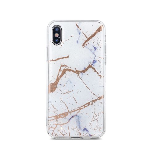 Marmur Case Samsung Galaxy S10e márvány mintás hátlap, tok, fehér