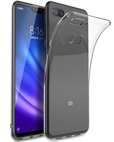 Xiaomi Mi 8 Lite Extra Slim 0.3mm szilikon hátlap, tok, átlátszó