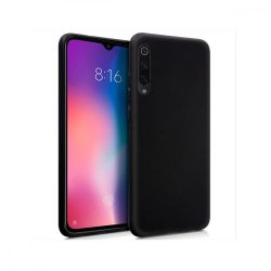 Xiaomi Mi 9 TPU szilikon hátlap tok, fekete