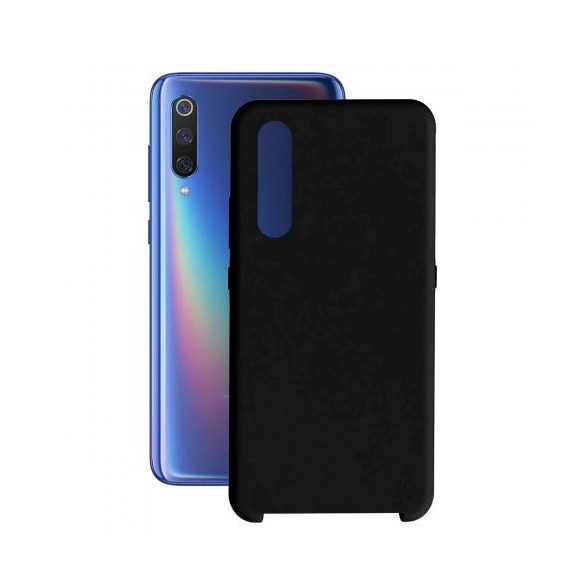 Xiaomi Mi 9 Soft Matt TPU szilikon tok, fekete