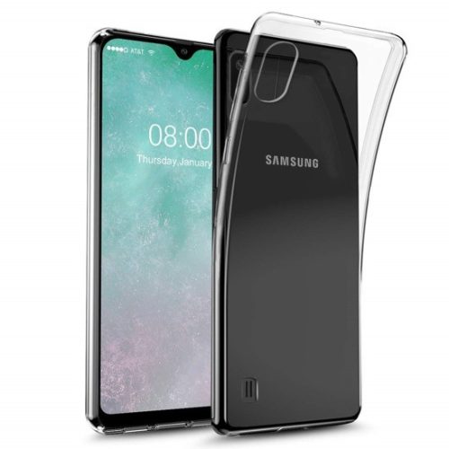 Samsung Galaxy A10 Super Slim 0.5mm szilikon hátlap, tok, átlátszó