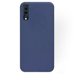   Samsung Galaxy A70 Matt TPU szilikon hátlap, tok, sötétkék