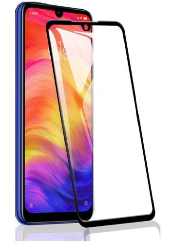 Forever Xiaomi Redmi Note 7 5D Full Glue teljes kijelzős edzett üvegfólia (tempered glass) 9H keménységű, fekete