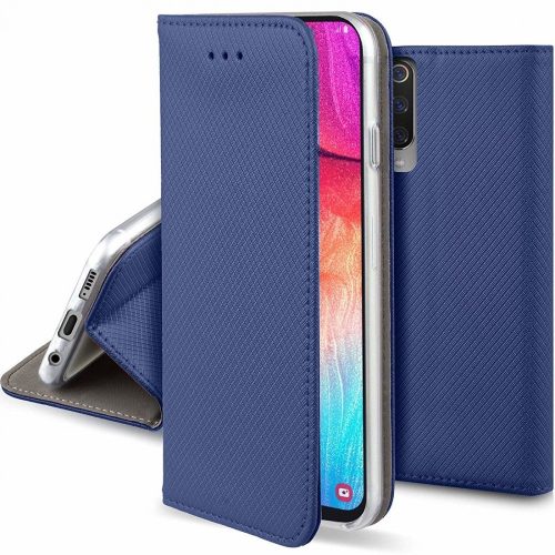 Smart Magnet Xiaomi Mi 9T/Mi 9T Pro oldalra nyíló tok, sötétkék