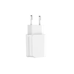   XO L32D 2xUSB Wall Charger hálózati töltő adapter, 2.1A, fehér