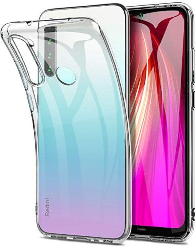 Xiaomi Redmi Note 8 Slim case 1mm szilikon hátlap, tok, átlátszó