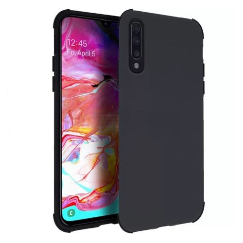 Defender Rubber iPhone 11 Pro Max ütésálló hátlap, tok, fekete