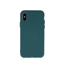 Silicone Case Huawei P30 Lite hátlap, tok, sötétzöld