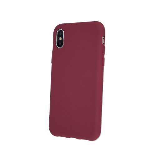 Silicone Case iPhone 11 Pro Max szilikon hátlap, tok, bordó