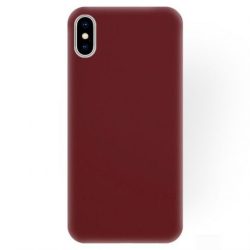 iPhone Xr Matt TPU szilikon hátlap, tok, bordó