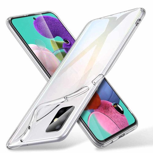 Samsung Galaxy A71 Slim case 1mm szilikon hátlap, tok, átlátszó