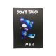 Don't touch me! Bear univerzális flip tok 7-8 colos tablethez, mintás