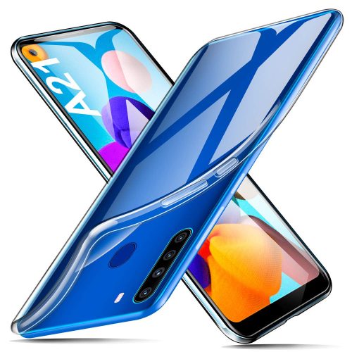 Samsung Galaxy A21 Slim case 1mm szilikon hátlap, tok, átlátszó