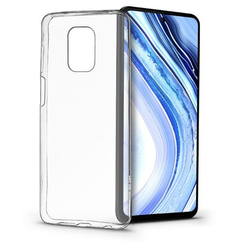 Xiaomi Redmi Note 9 Slim case 1mm szilikon hátlap, tok, átlátszó