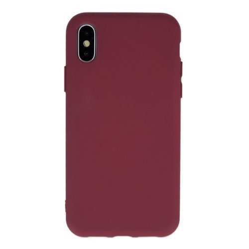 Silicone Xiaomi Redmi 9A/9AT/9ihátlap, tok, bordó