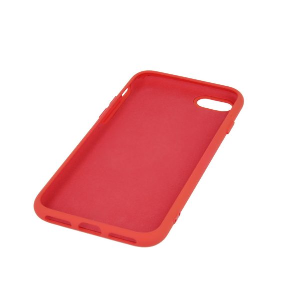 Silicone Case Xiaomi Redmi Note 9 szilikon hátlap, tok, piros