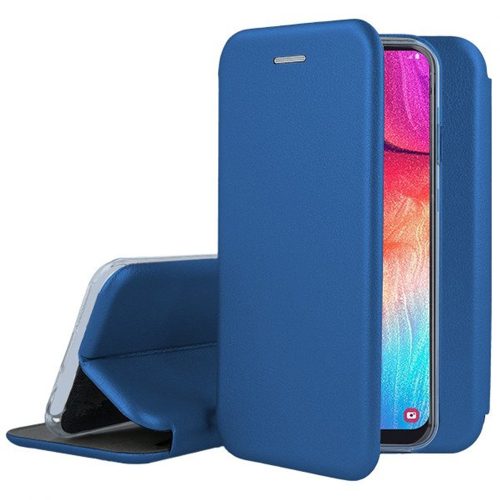 Smart Diva Xiaomi Redmi 9A/9AT/9i oldalra nyíló tok, navy blue