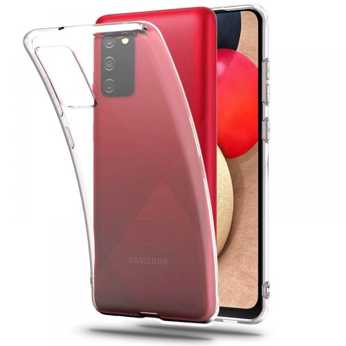 Samsung Galaxy A02s Slim case 1 mm szilikon hátlap, tok, átlátszó