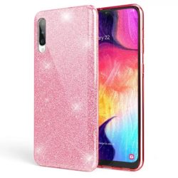   Glitter 3in1 Case Xiaomi Redmi 9T/9 Power/Poco M3 hátlap, tok, rózsaszín