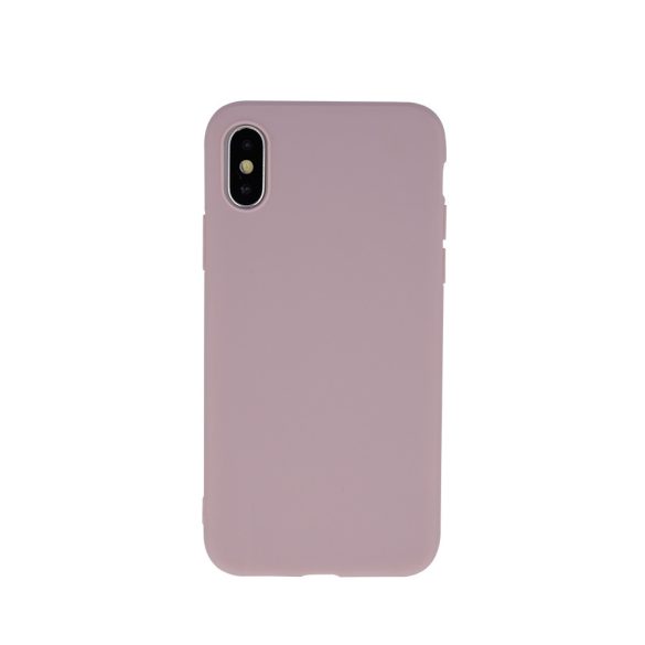 Samsung Galaxy Xiaomi Redmi Note 10/Note 10S Matt TPU szilikon hátlap, tok, világos rózsaszín