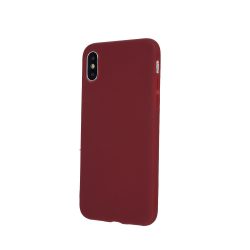   Xiaomi Redmi Note 10/Note 10S Matt TPU szilikon hátlap, tok, bordó