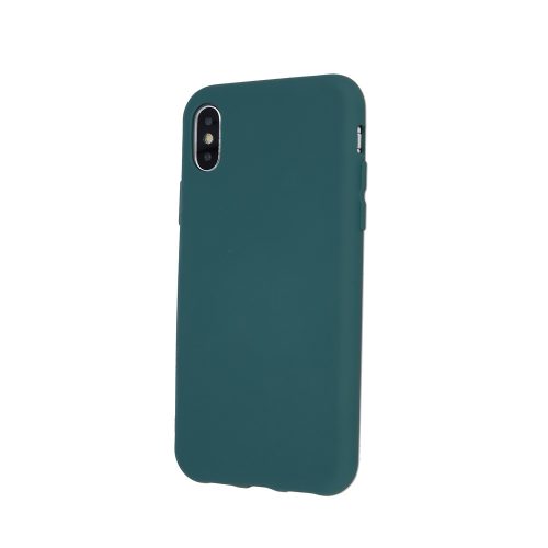 Silicone case Samsung Galaxy A22 4G hátlap, tok, sötétzöld