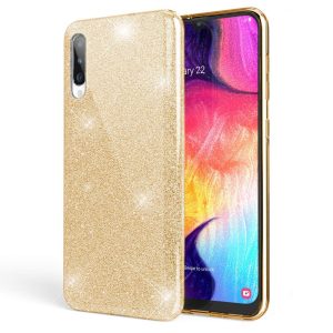 Glitter 3in1 Case Xiaomi Mi 11 Lite 4G/Mi 11 Lite 5G hátlap, tok, arany