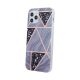 Geometric Marmur Case Samsung Galaxy A22 5G hátlap, tok, grafitszürke