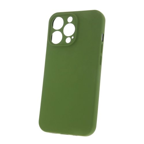 Silicone Case iPhone 7/8/SE (2020/2022) szilikon hátlap, tok, zöld