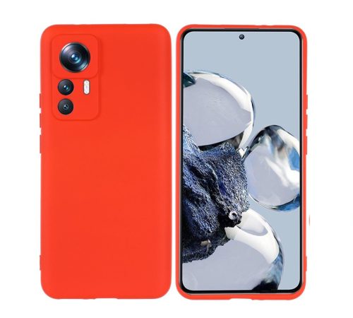 Silicone Case Xiaomi 12T/12T Pro hátlap, tok piros