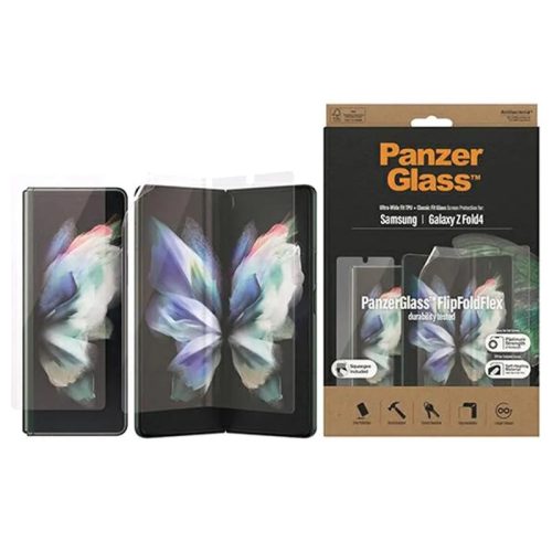 PanzerGlass Samsung Galaxy Z Fold 4 Ultra-Wide Fit Bundle kijelzővédő üvegfólia, átlátszó